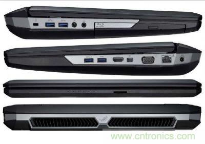 圖1:華碩新款高階筆記本電腦,預(yù)計搭載Thunderbolt高速傳輸接口