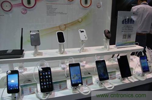 圖2：基于聯芯雙核/四核平臺的多款智能終端機型閃亮登場。