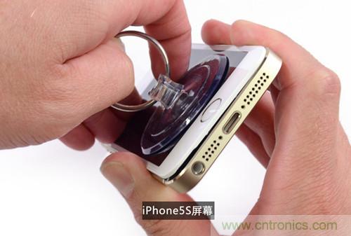 土豪金iPhone 5S拆解：內部結構升級，維修難度增加