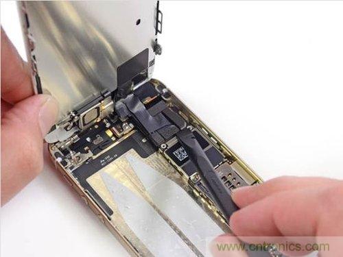 土豪金iPhone 5S拆解：內部結構升級，維修難度增加