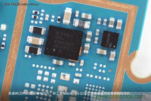 WCD9320音頻解碼芯片，和Note 3以及G2上采用的一模一樣