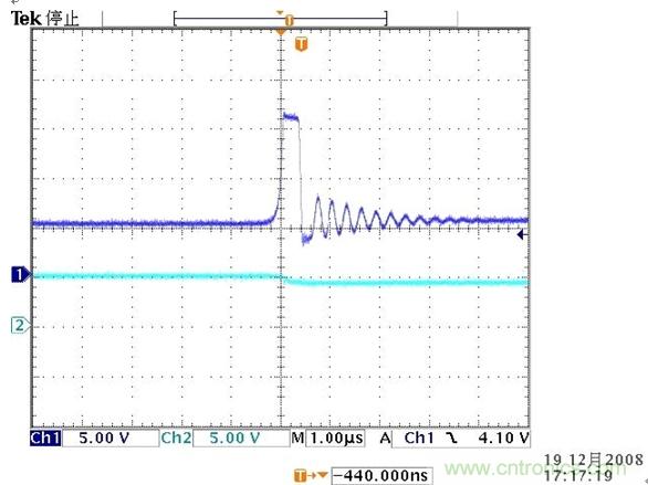 圖B2： 前端加TVS時過溫保護(hù)瞬間