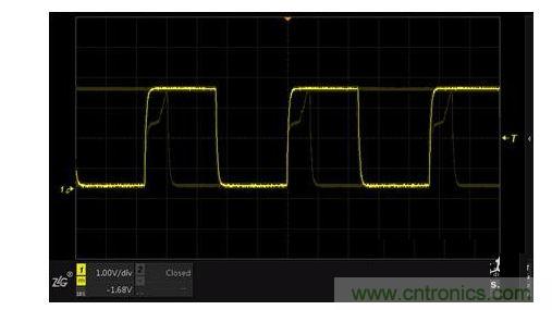 330，000wfms/s波形刷新率下觀察的波形信息