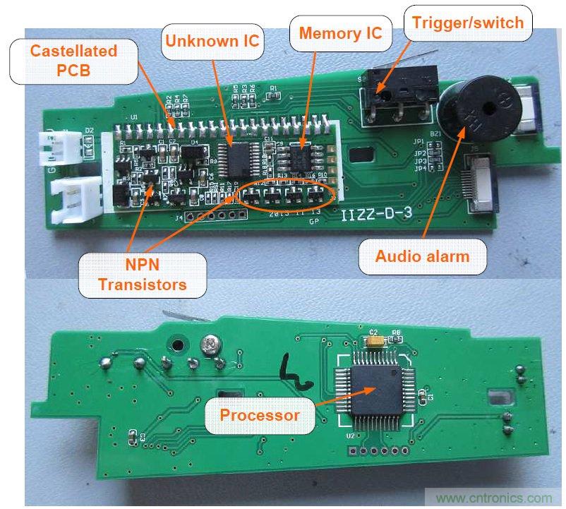 拆解45美元的藍(lán)牙無(wú)線條碼掃描槍，發(fā)現(xiàn)里面鏡中有鏡