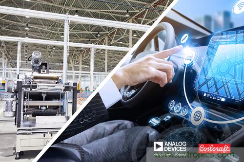 貿澤聯手Analog Devices與Coilcraft推出降噪解決方案,有效抑制汽車和工業應用中的EMI干擾