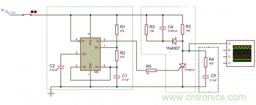 使用緩沖電路的晶閘管 使用緩沖電路的晶閘管