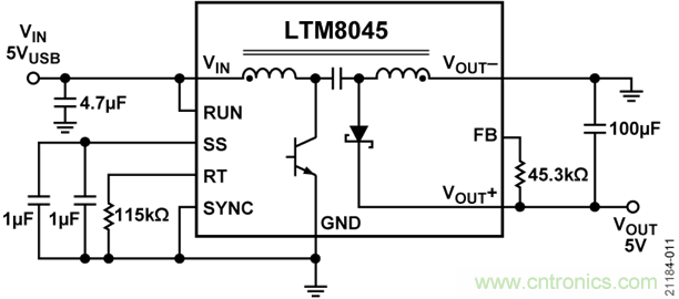 USB供電、915MHz ISM無線電頻段、具有過溫管理功能的1W功率放大器