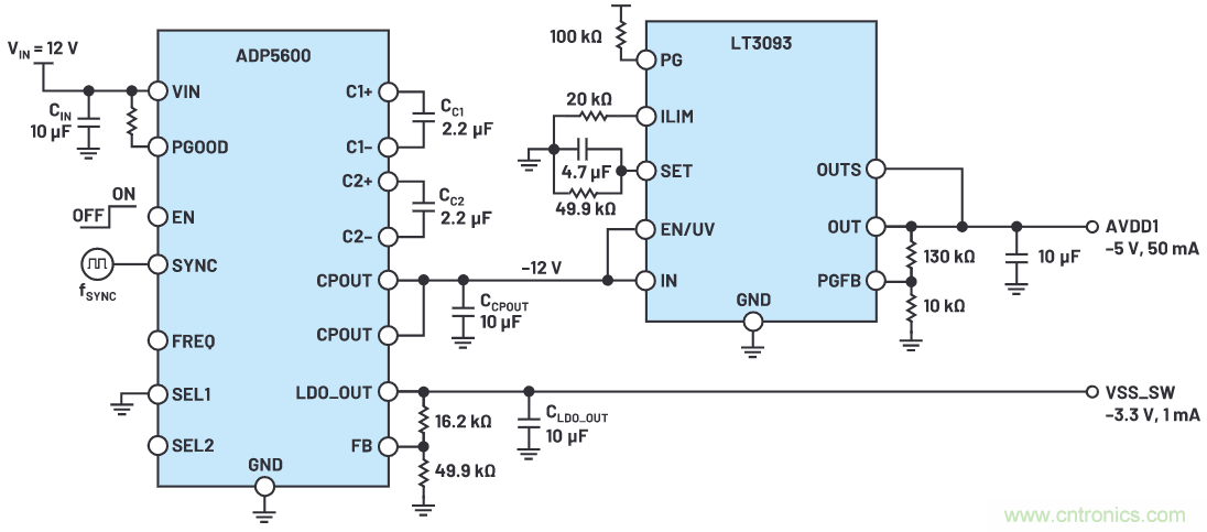 交錯式反相電荷泵&mdash;&mdash;第二部分：實現和結果