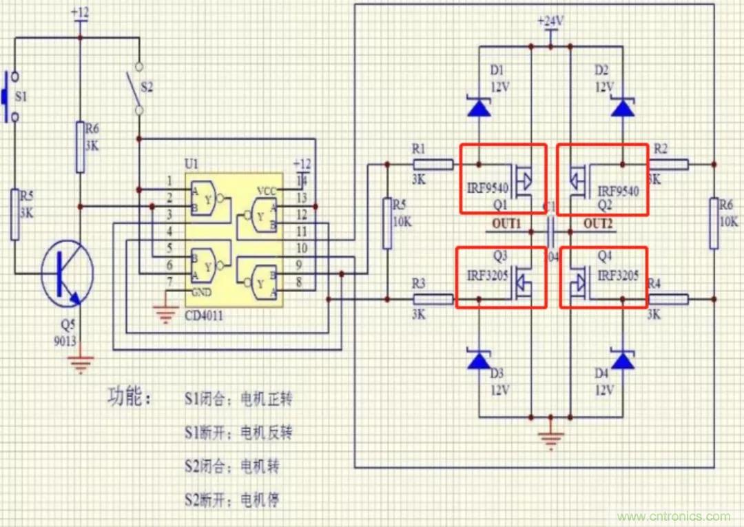 用H橋驅(qū)動直流電機(jī)的效率計(jì)算方法