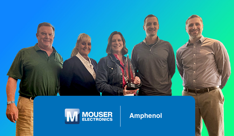 權威認證!貿澤電子斬獲Amphenol SV Microwave全球代理商年度大獎 權威認證!貿澤電子斬獲Amphenol SV Microwave全球代理商年度大獎