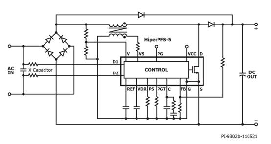 補償 EMI 濾波器 X 電容對有源 PFC 功率因數的影響 補償 EMI 濾波器 X 電容對有源 PFC 功率因數的影響