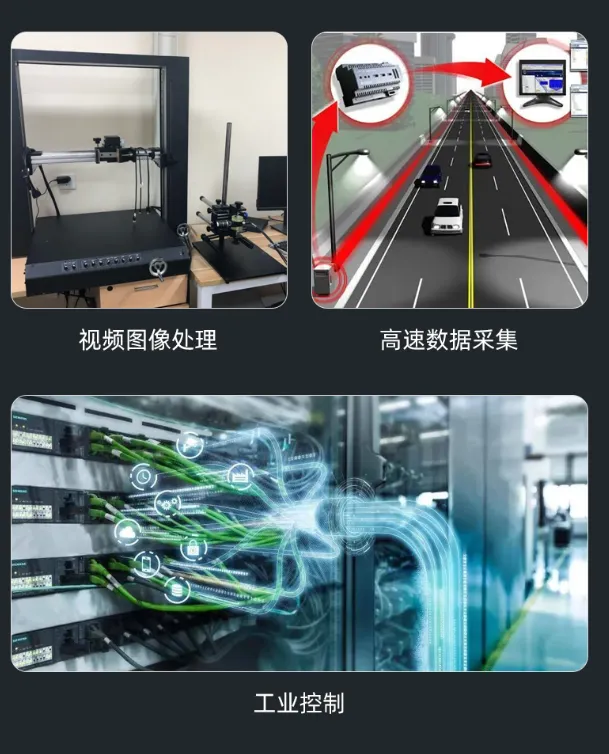 基于賽靈思、紫光芯片開發的FPGA高速通信開發板，適用于圖像處理、工業控制場景